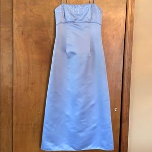 Periwinkle spaghetti strap dress